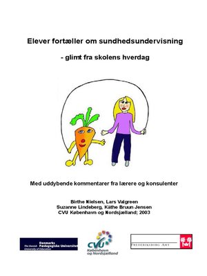 cover image of Elever fortæller om sundhedsundervisning